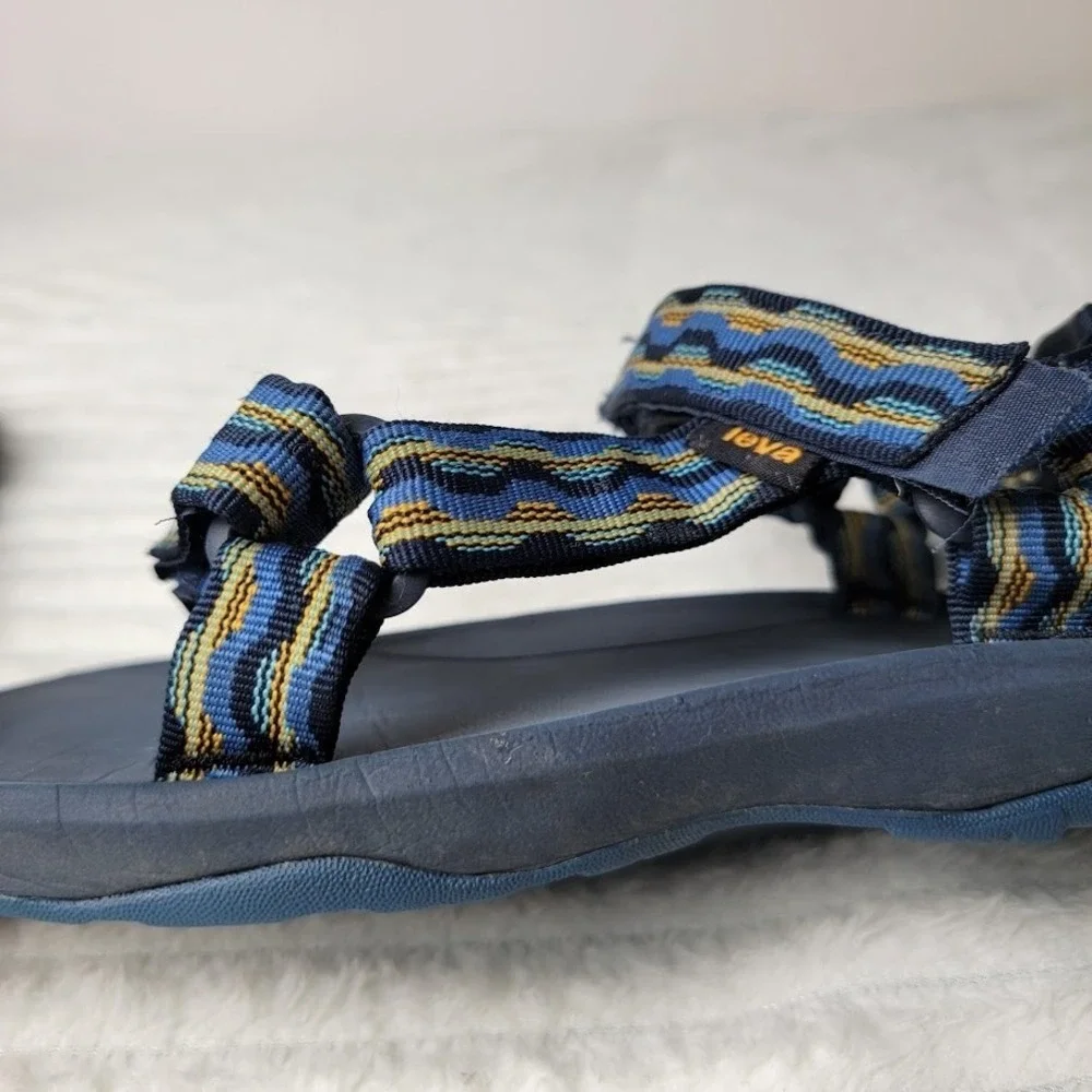 Teva Men's Blue Sport Sandals Size 5 Strappy Outdoor Hiking Trail Water Gorpcore